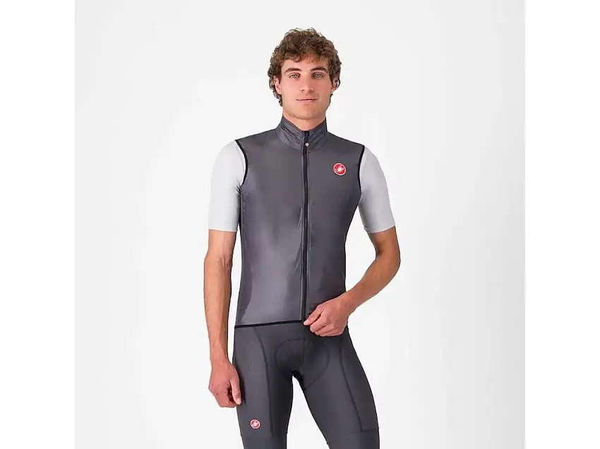 Castelli Aria cykelväst dark grey herr