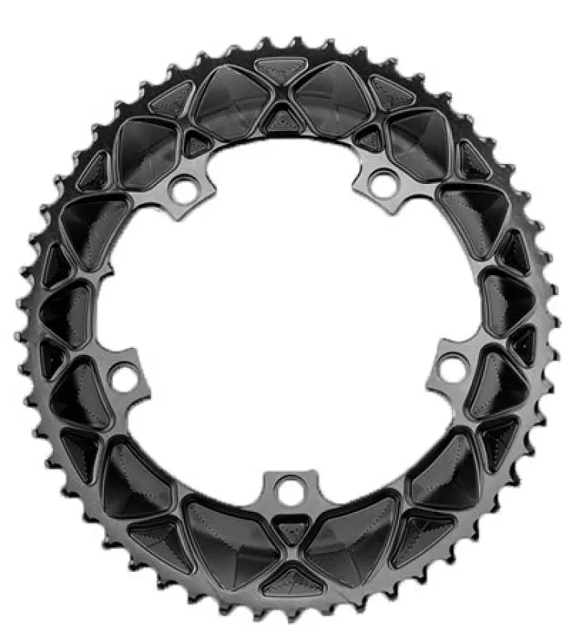 Absolute Black Oval Premium 53T Drev 130BCD 5håls svart