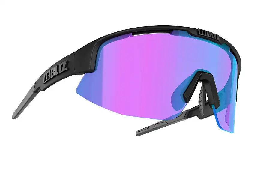 Bliz Matrix Cykelglasögon Svart med Lila Lins