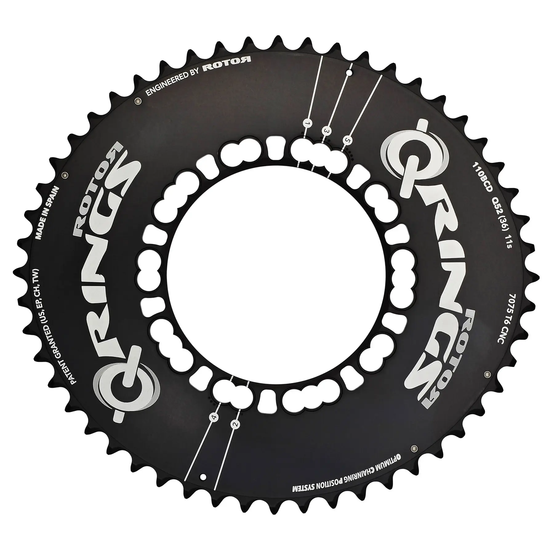 Yttre bricka Rotor Q-Rings BCD110x5 Aero 50T(34)