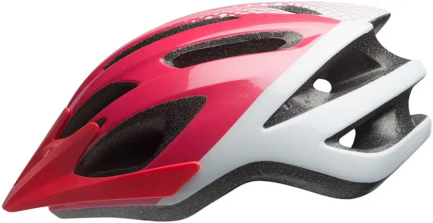 Cykelhjälm Bell Crest Jr matt röd/vit