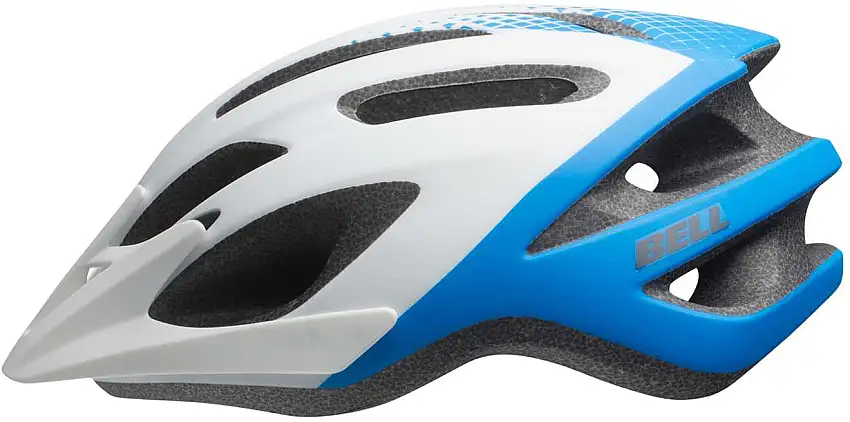 Cykelhjälm Bell Crest Jr matt blå/vit
