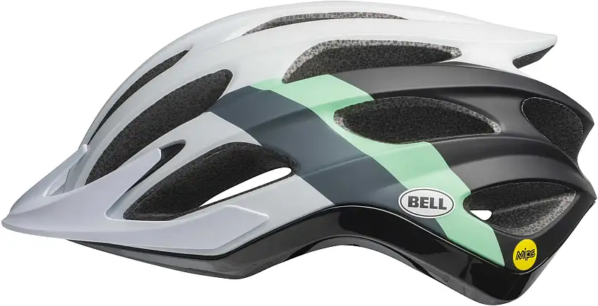 Cykelhjälm Bell Drifter MIPS vit/svart/grön