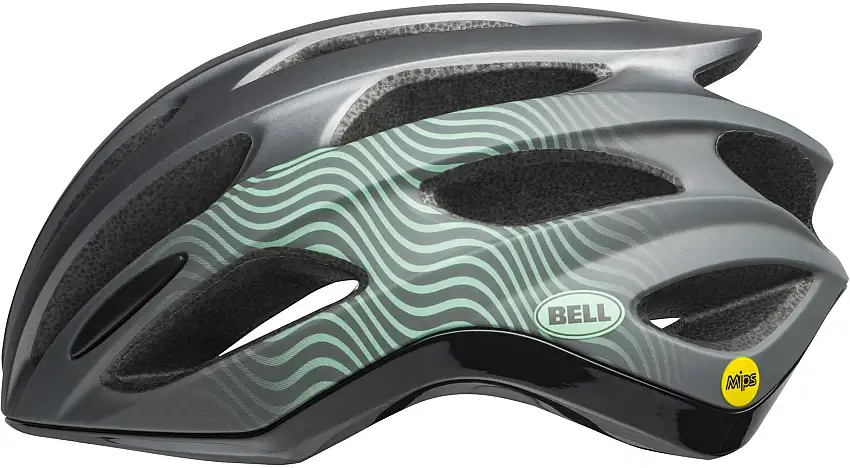 Cykelhjälm Bell Formula MIPS grå/grön