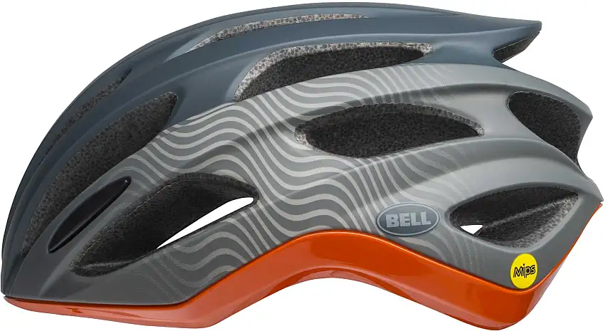 Cykelhjälm Bell Formula MIPS grå/orange