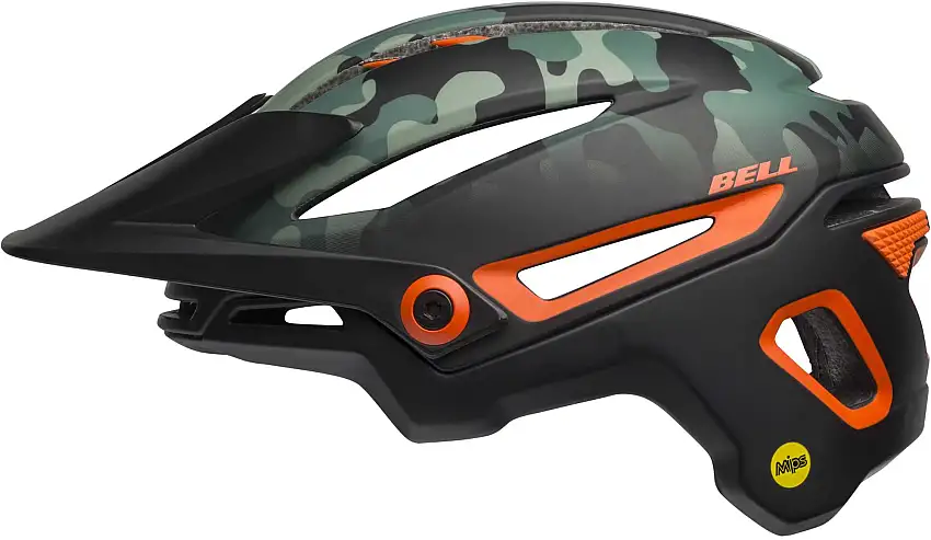 Cykelhjälm Bell Sixer MIPS grön camo/svart