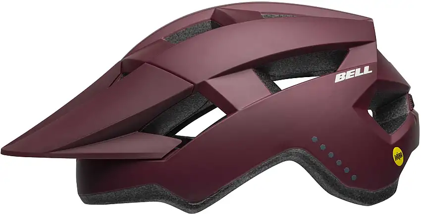 Cykelhjälm Bell Spark W MIPS dam vinröd