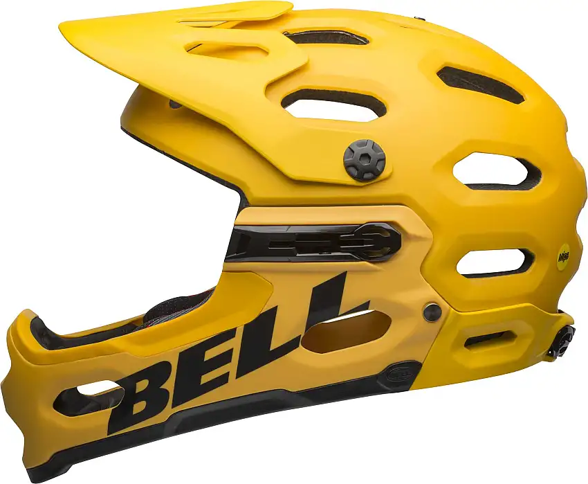 Cykelhjälm Bell Super 3R MIPS gul