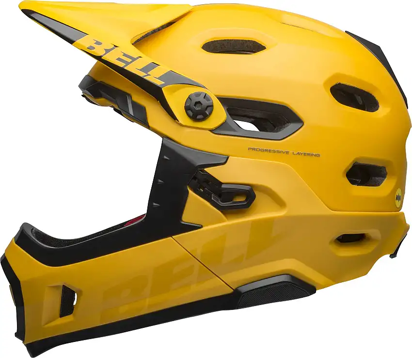 Cykelhjälm Bell Super DH MIPS gul
