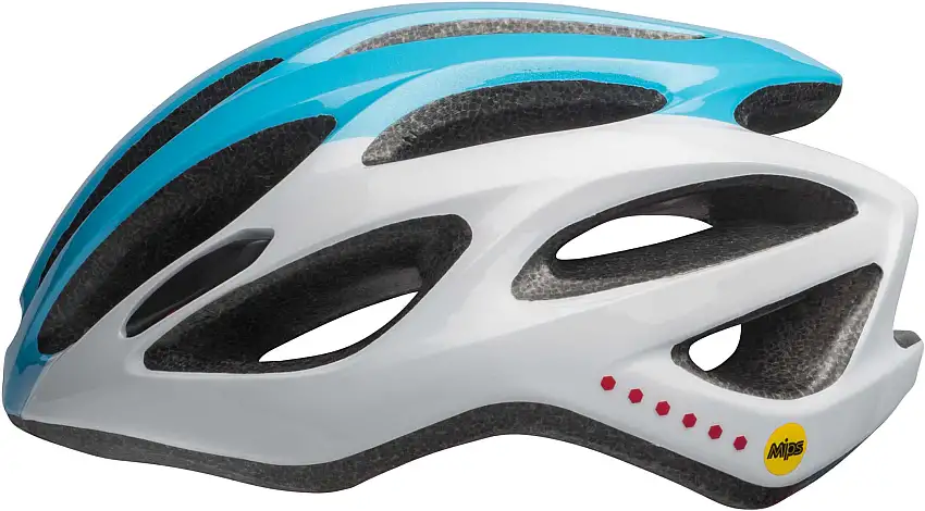 Cykelhjälm Bell Tempo MIPS dam vit/blå