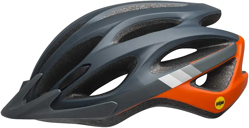 Cykelhjälm Bell Traverse MIPS grå/orange