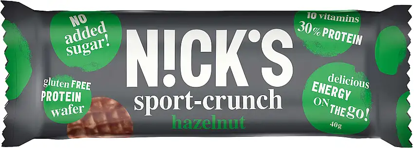 Nutri-Nick, Sport Crunch, Hasselnöt/Choklad