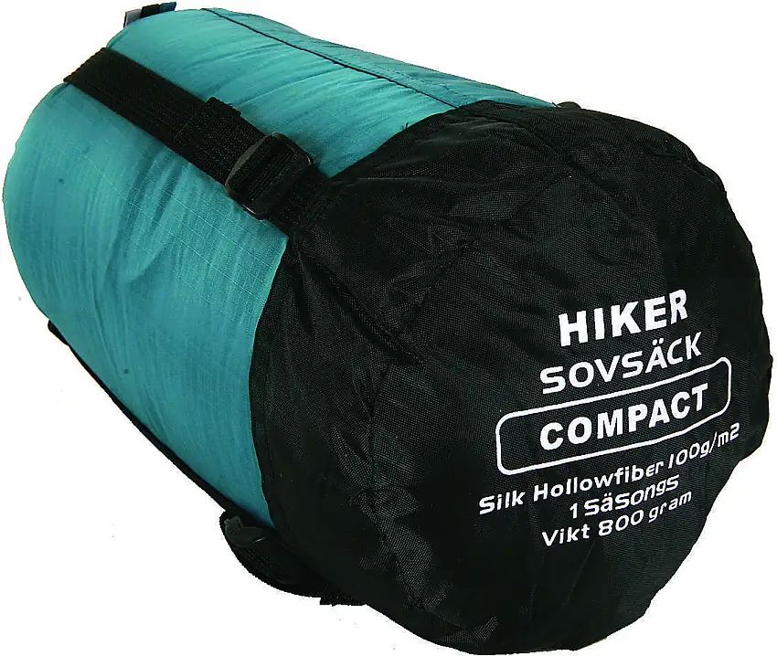 Sovsäck Hiker Compact svart/grön