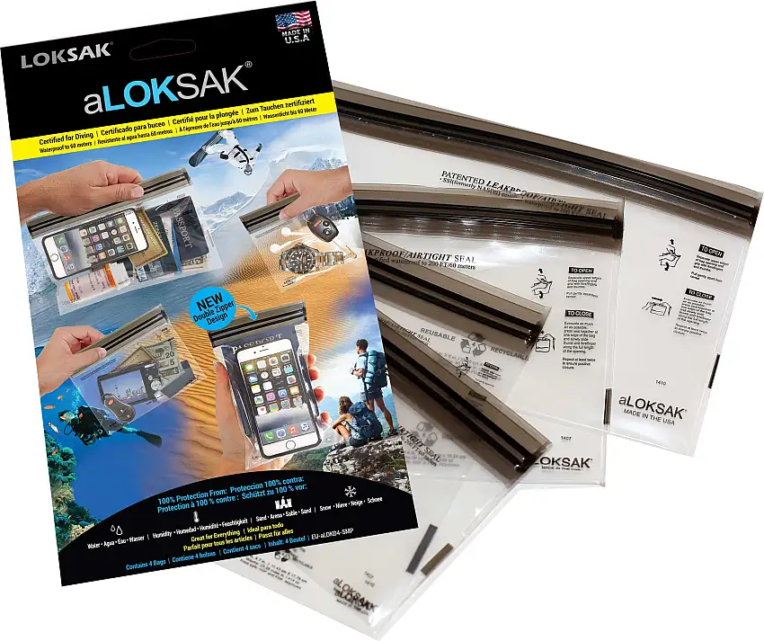 Aloksak Smartphone L-Xl/Surfplatta/Pass Vattentäta Påsar 4-P
