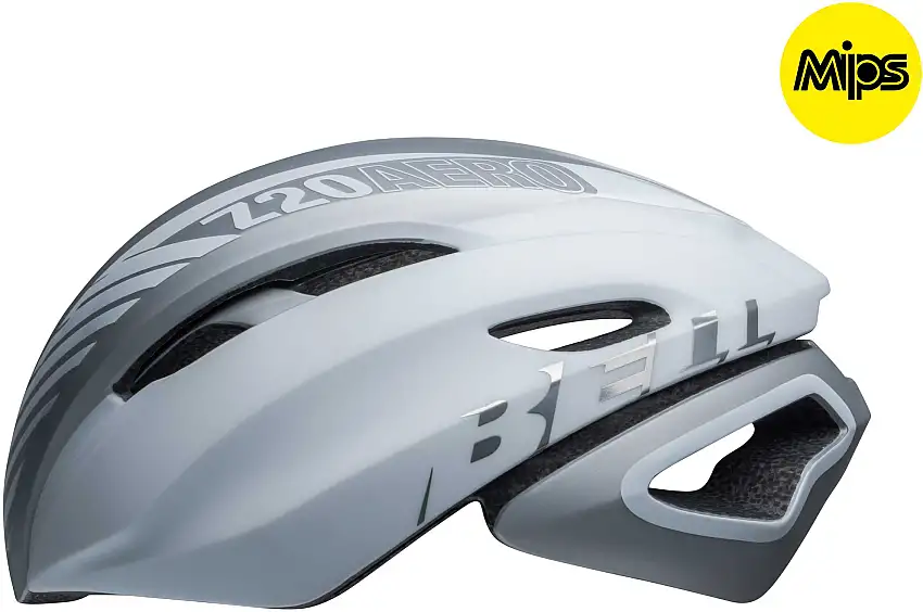 Bell Z20 Aero Mips Mat/Gls White/Silver, M