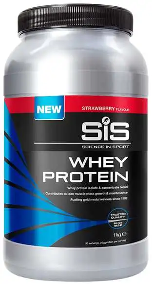 Proteinpulver SIS Whey Protein 1kg jordgubb