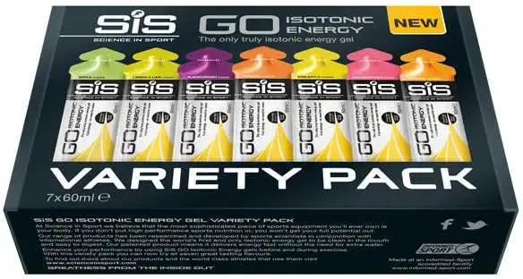 Energigel SIS Go Energy Variety Pack 60 ml diverse smaker 7-pack