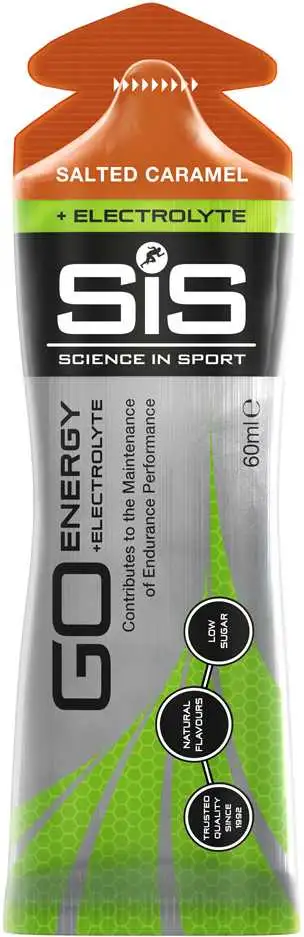 Energigel SIS Go Energy + Electrolyte 60 ml saltad karamell