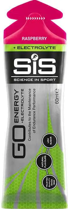 Energigel SIS Go Energy + Electrolyte 60 ml hallon