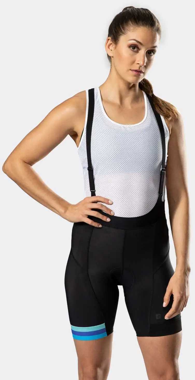 Bib Shorts Bontrager Circuit dam svart/blå