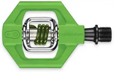 Cykelpedaler Crankbrothers Candy 1 neongrön inkl. pedalklossar