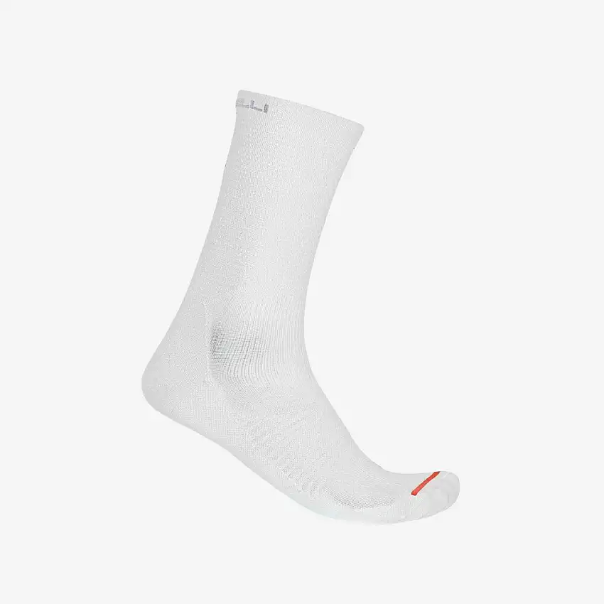 Castelli A/S 18 cykelstrumpor vit