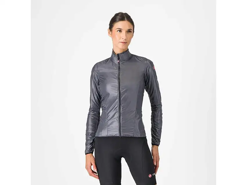 Castelli Aria Shell cykeljacka dark gray dam