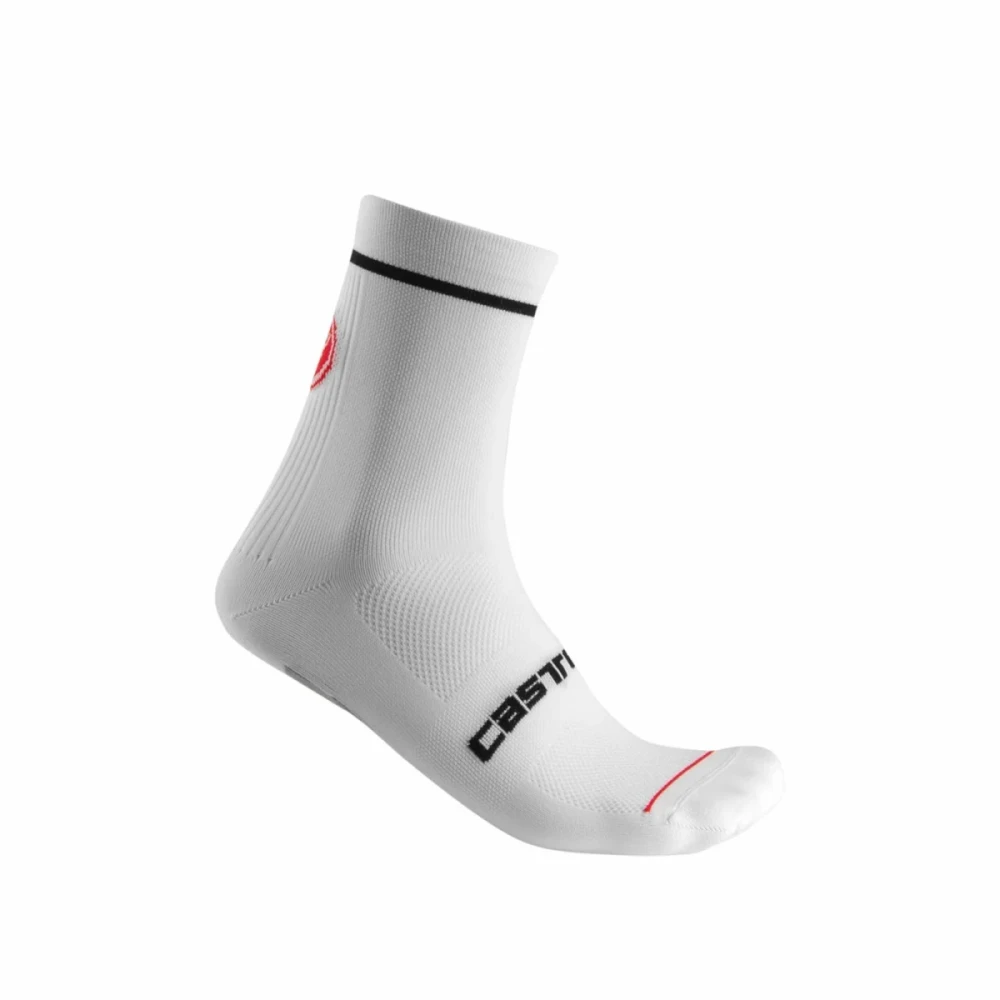 Castelli Entrata 13 cykelstrumpor vit
