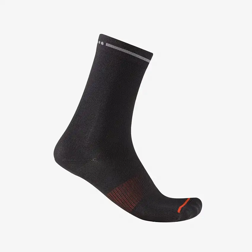 Castelli Premio Evo 18 cykelstrumpor svart