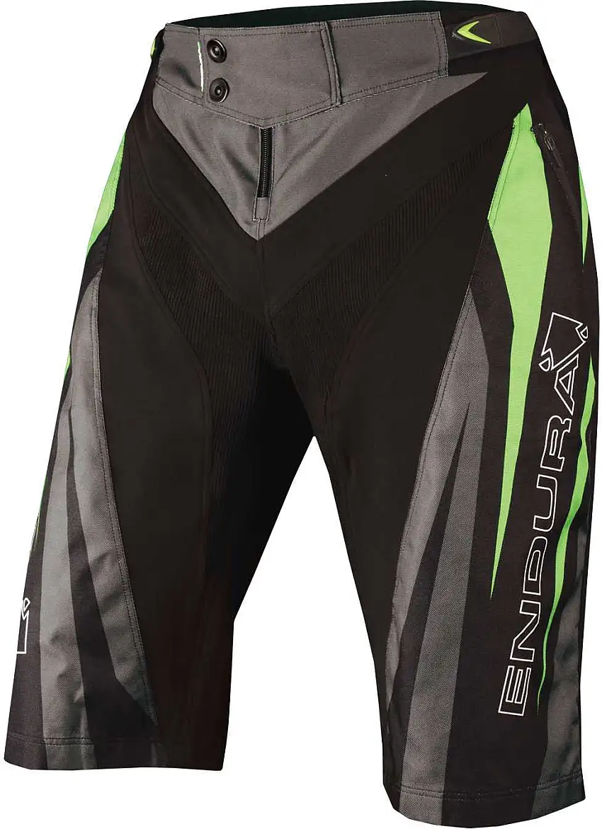 Baggy Shorts Endura Downhill svart/grön
