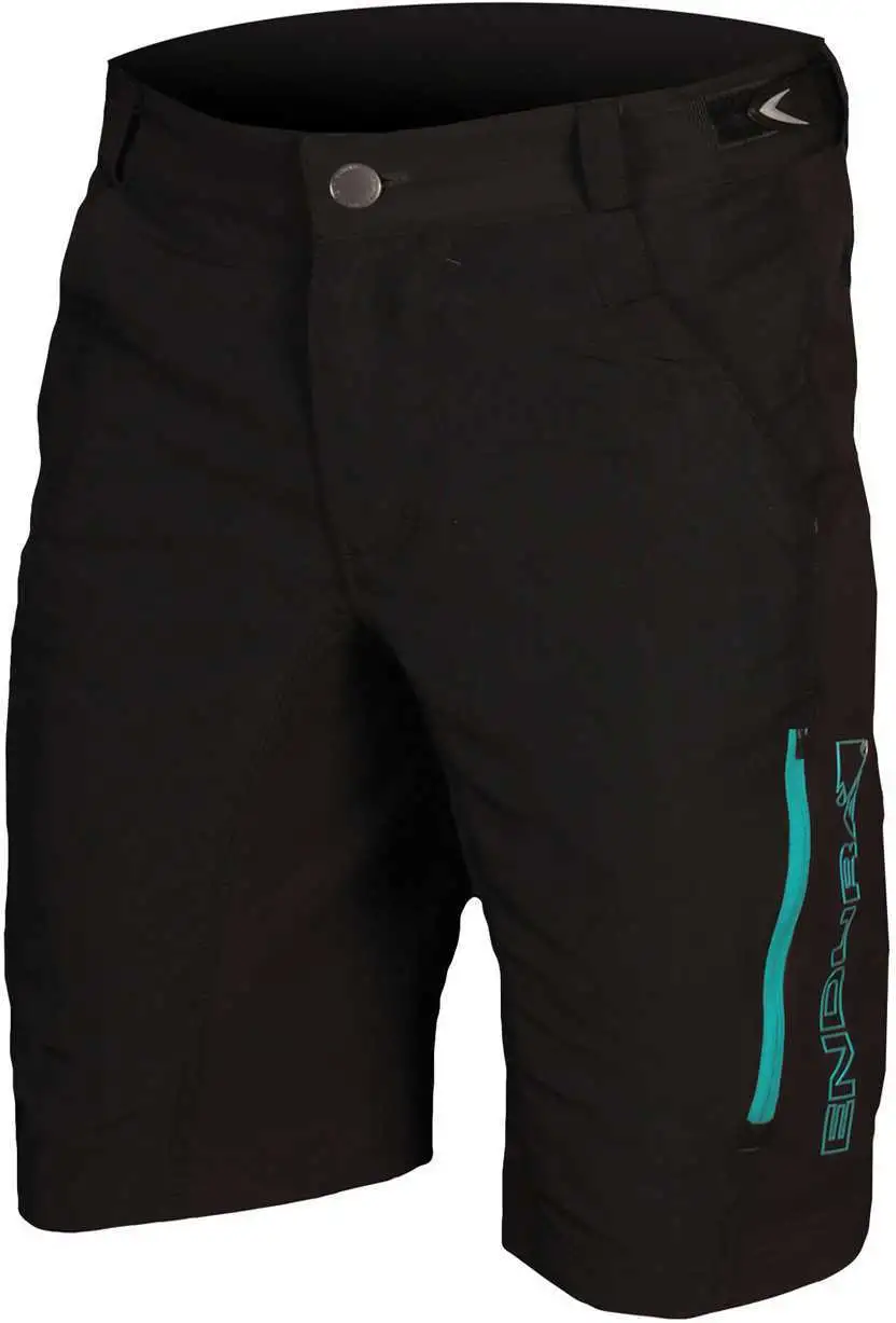 Baggy Shorts Endura Singletrack II svart/ultramarine