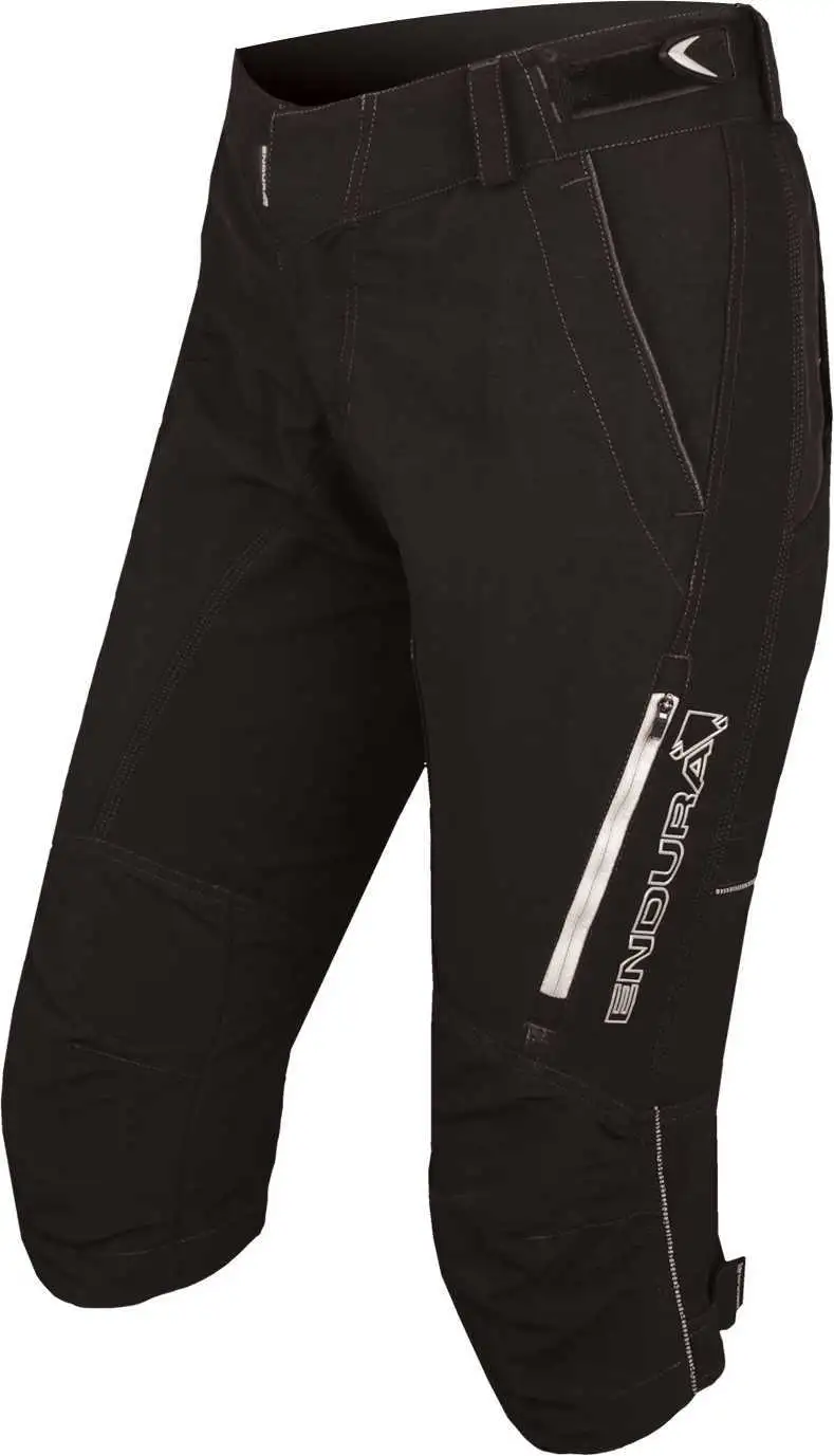 Baggy Shorts Endura Singletrack II dam 3/4 svart