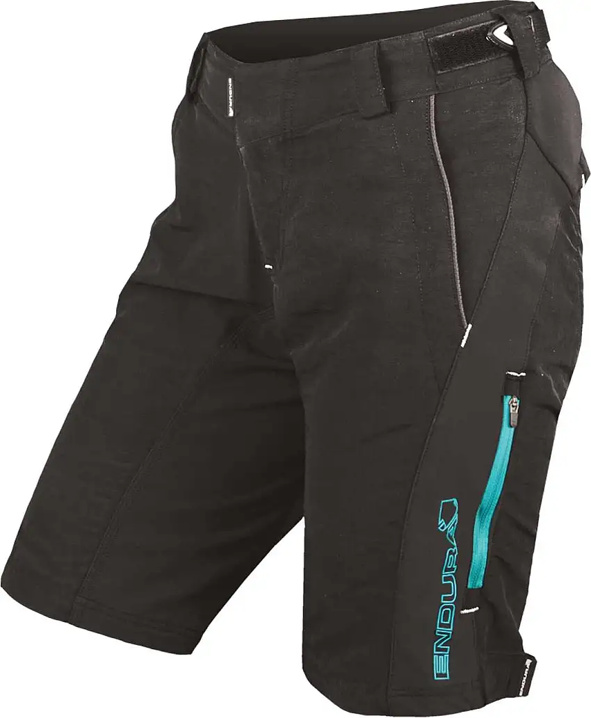 Baggy Shorts Endura Singletrack II dam svart/Teal