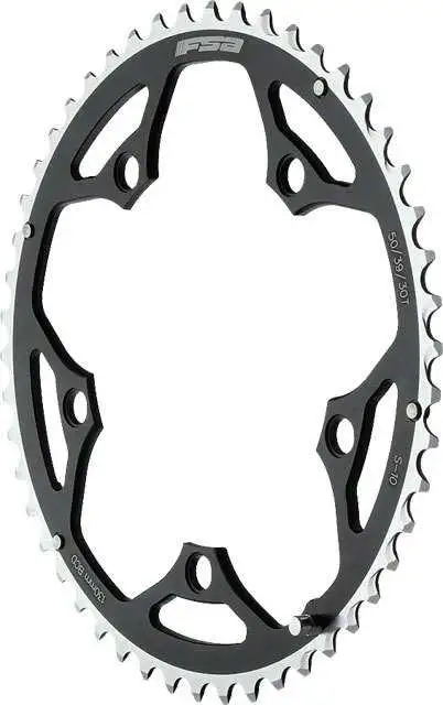 Drev FSA Pro Road Triple 130 bcd 3 x 10 växlar 50T svart