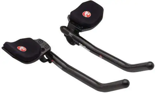 Tempopinnar Vision Carbon Pro Clipon J-Bend 31.8 mm 250 mm svart