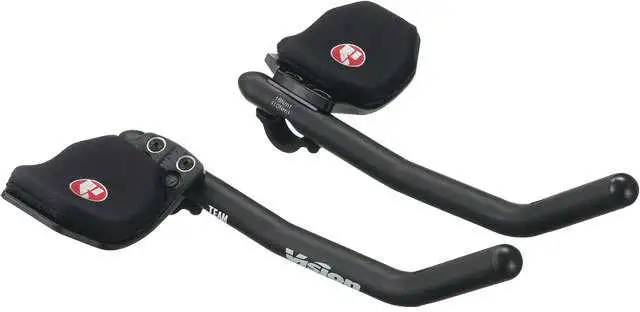 Tempopinnar Vision Team Clipon J-Bend 31.8 mm 230 mm svart