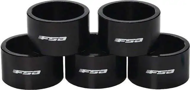 Spacer FSA 20 mm 1 1/8" svart