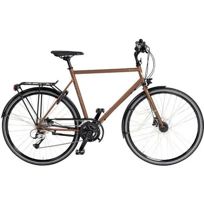 Herrcykel Skeppshult Elit 18-Växlar Brun