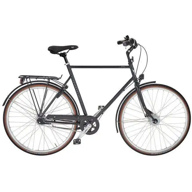Herrcykel Skeppshult Stil Premium 7-Växlar Svart