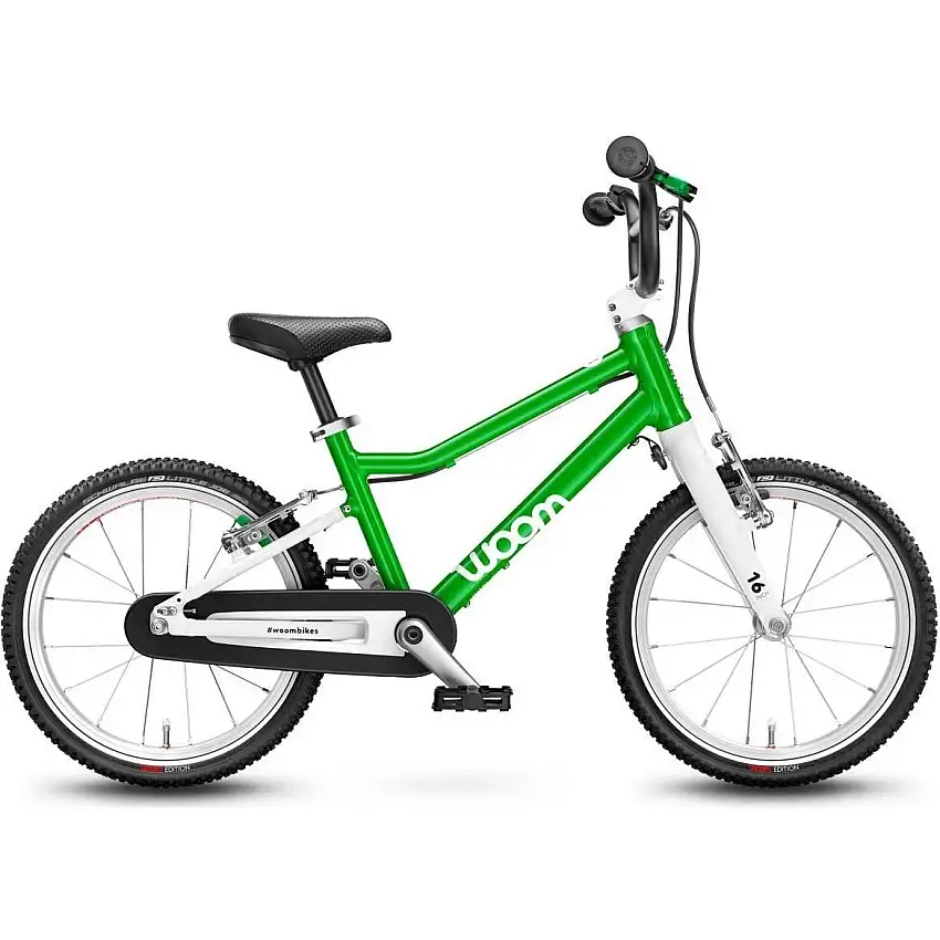 Barncykel Woom Original 3 Grön 16"