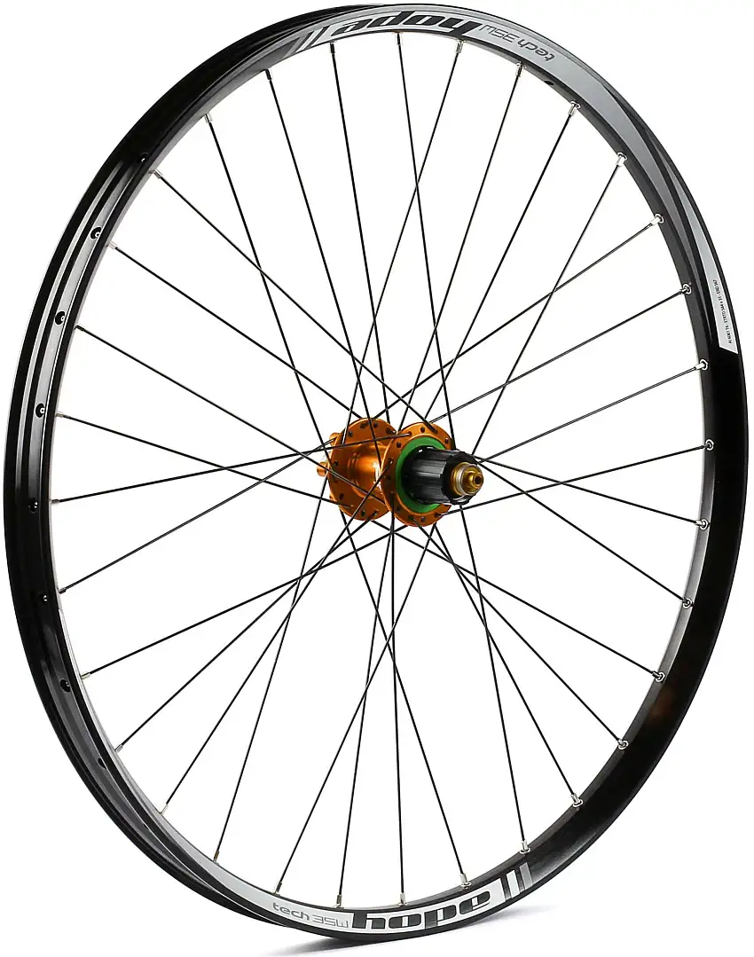 Bakhjul Hope Tech 35W Pro 4 Straight Pull 27.5" IS 32H Hope orange