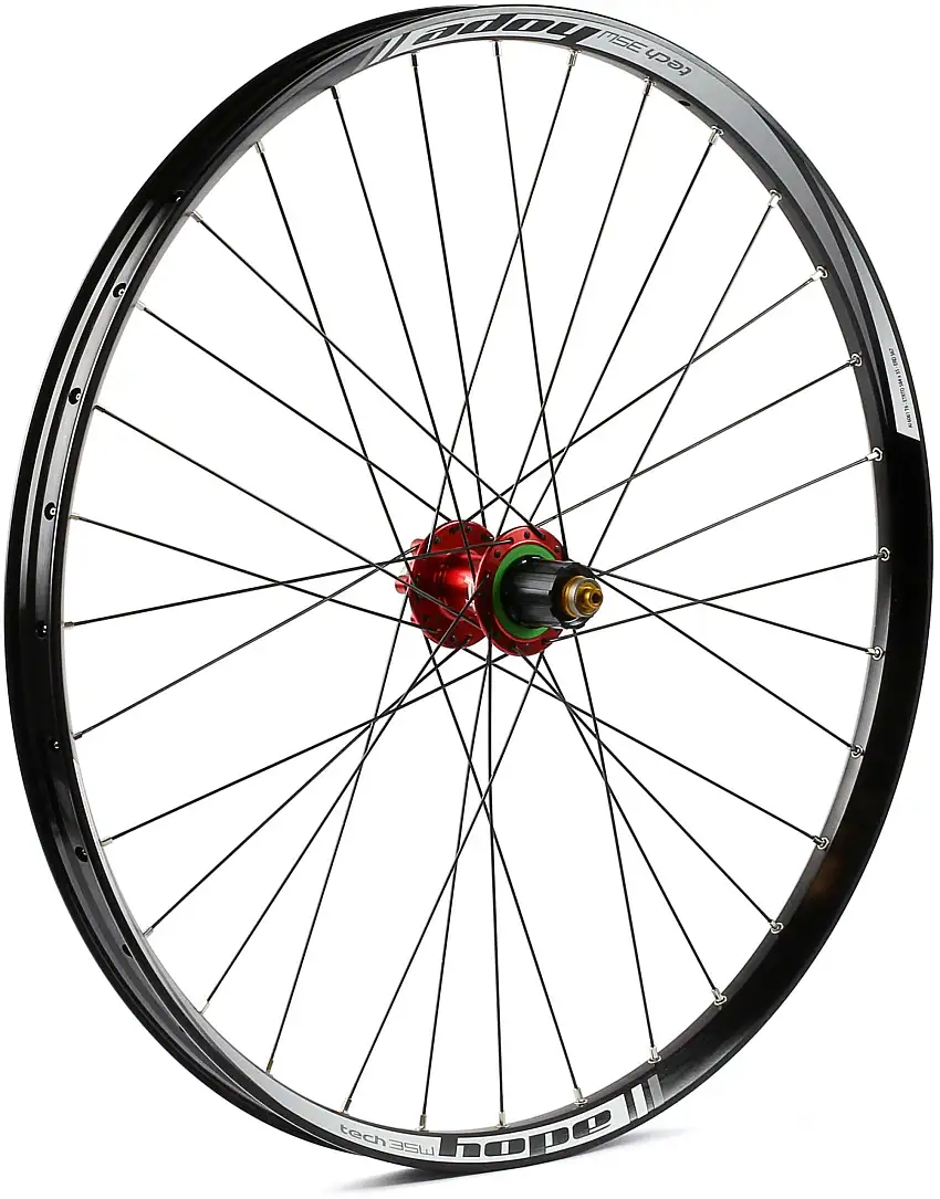 Bakhjul Hope Tech 35W Pro 4 27.5" IS 32H Hope röd