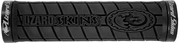 Handtag Lizard Skins Logo Lock-On Bonus Pack 130 mm svart/svart