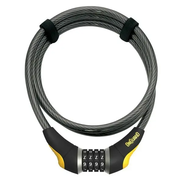 Kabellås Onguard Combo Akita-185cmx12mm