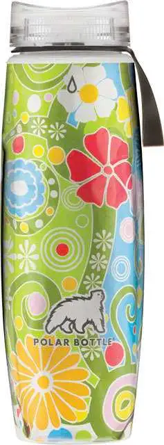 Termosflaska Polar Bottle Ergo 650 ml Flower Candy