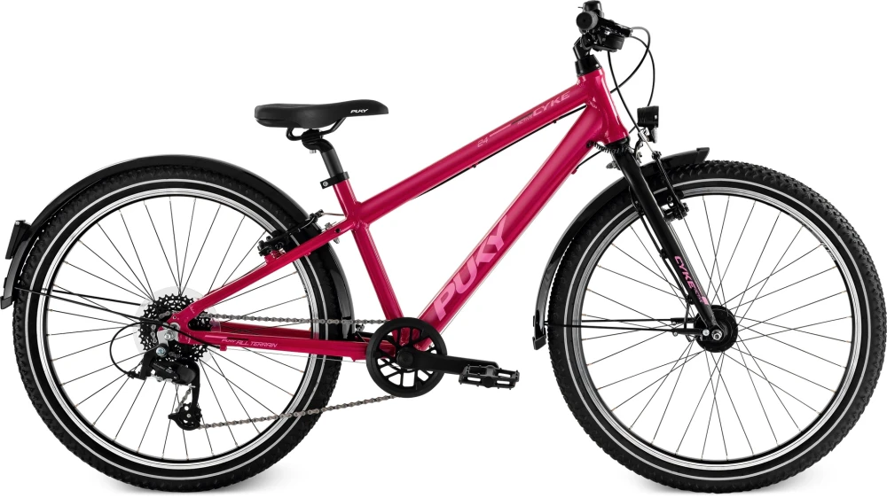 Puky Cyke 24-8 Active alu. barncykel berry/black