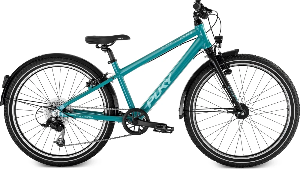 Puky Cyke 24-8 Active alu. barncykel turkos/svart