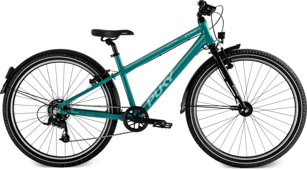Puky Cykel 26-8 Active alu. barncykel turkos/svart