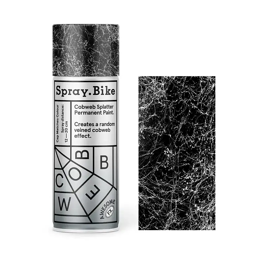 Spray.Bike sprayfärg 400 ml Awesome FX Cobweb vit
