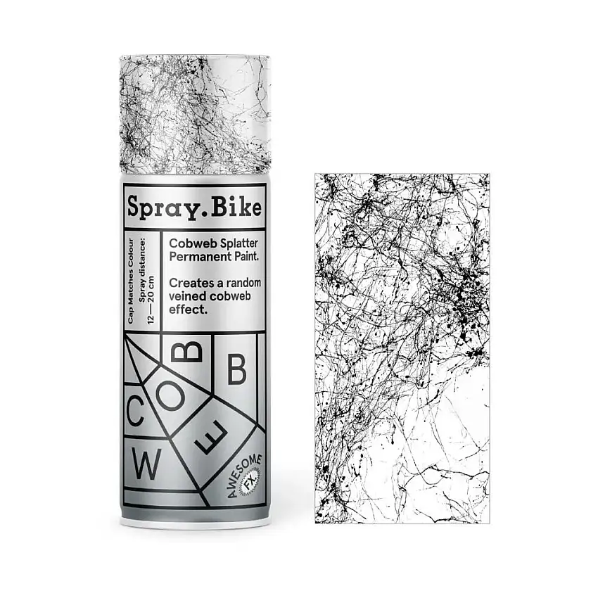 Spray.Bike sprayfärg 400 ml Awesome FX Cobweb svart
